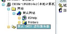 為什么我的Internet信息服務(wù)(IIS)中只有網(wǎng)站和默認虛擬目錄？